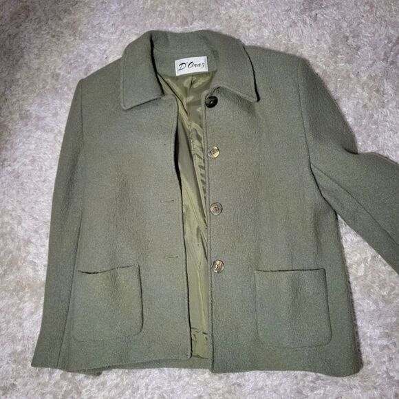 D' Oraz olive wool jacket - Picture 1 of 3